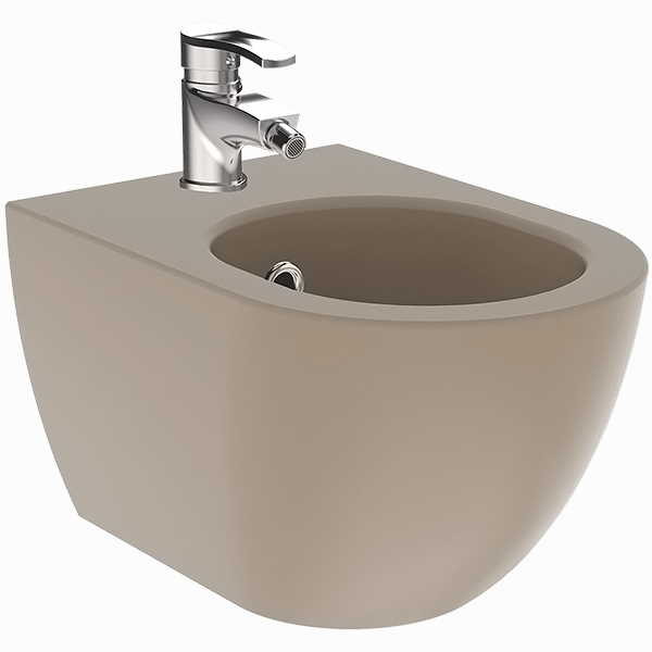 ROSE Wall Mounted Bidet Matt Beige SP1310